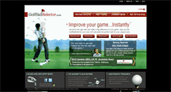 Desktop Screenshot of golfballselector.com